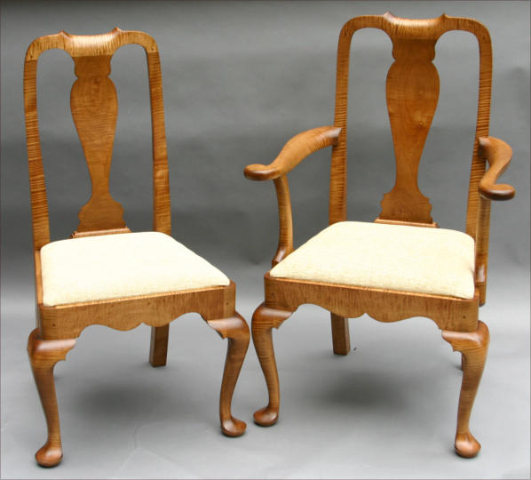 New England Style Queen Anne Chair